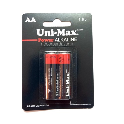 باتری قلمی پاور آلکالاین برند UNI-MAX 